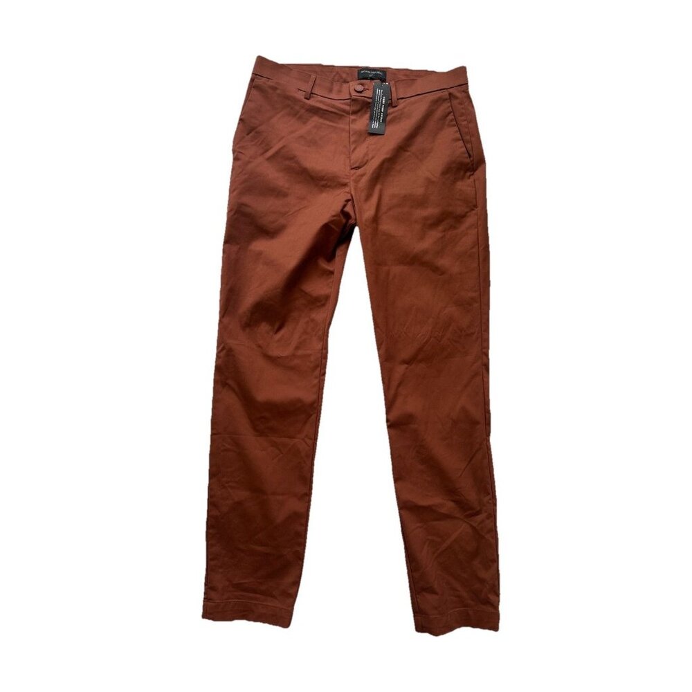 Banana Republic Core Temp Chino Slim Fit Pants 32x32 Rust Red NWT Men’s Rare